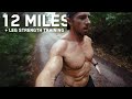 12 Mile Run Day + Leg Strength Training | Marathon Prep