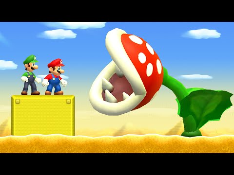 New Super Mario Bros. Wii HD - 100% Walkthrough - World 2 (All Star Coins)