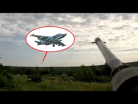 Russian Su-25 Aircraft Hit By Igla MANPADS