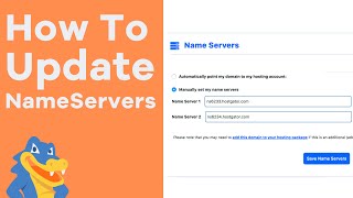How To Change Your DNS (Domain Nameservers)