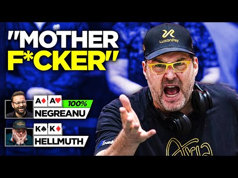 Phil Hellmuth Losing It For 25 Minutes Straight!