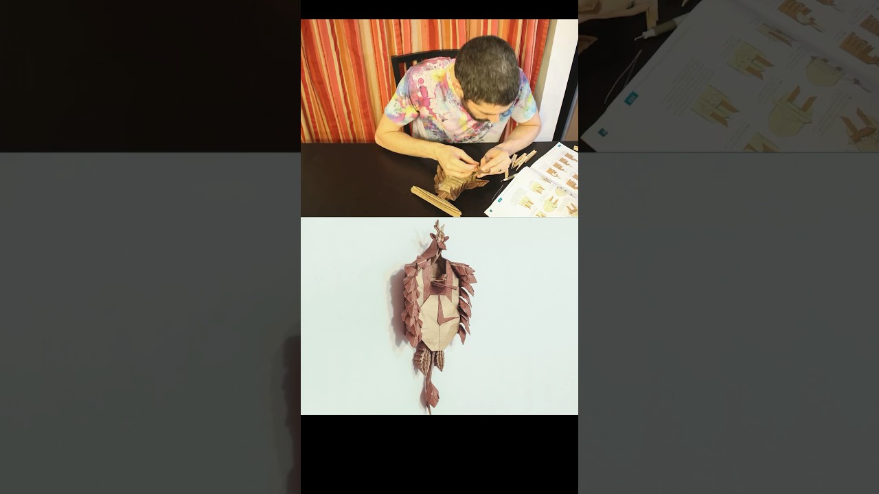 Origami Black Forest Cuckoo Clock