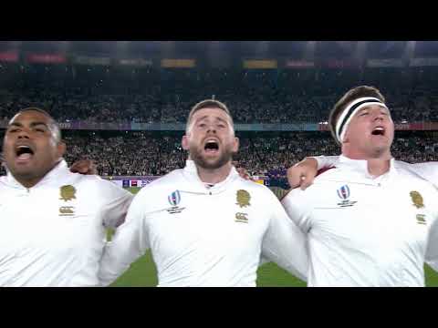 England Anthem before the Rugby World Cup 2019 Final