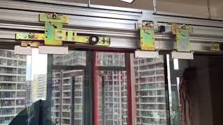 ประตูเลื่อนอัตโนมัติบานซ้อน