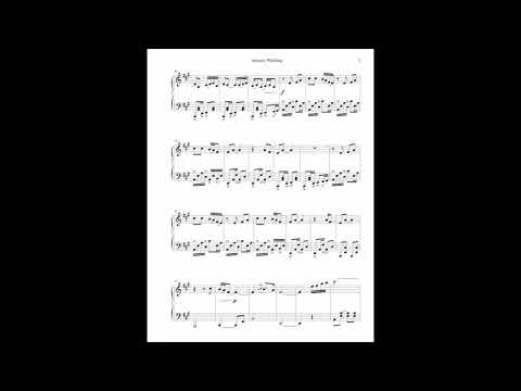 January Wedding - The Avett Brothers (Solo Piano Arrangement)