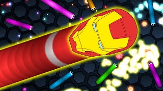 Slither.io - SKIN SECRETA DO IRON MAN ! A MELHOR SKIN !! ( Slither Hack / Mods Skin)