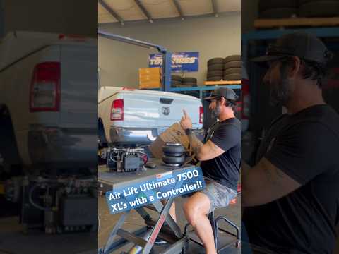 Installing a Monster set of Air Lift Ultimate 7500 XL Bags on a Ram 2500!!