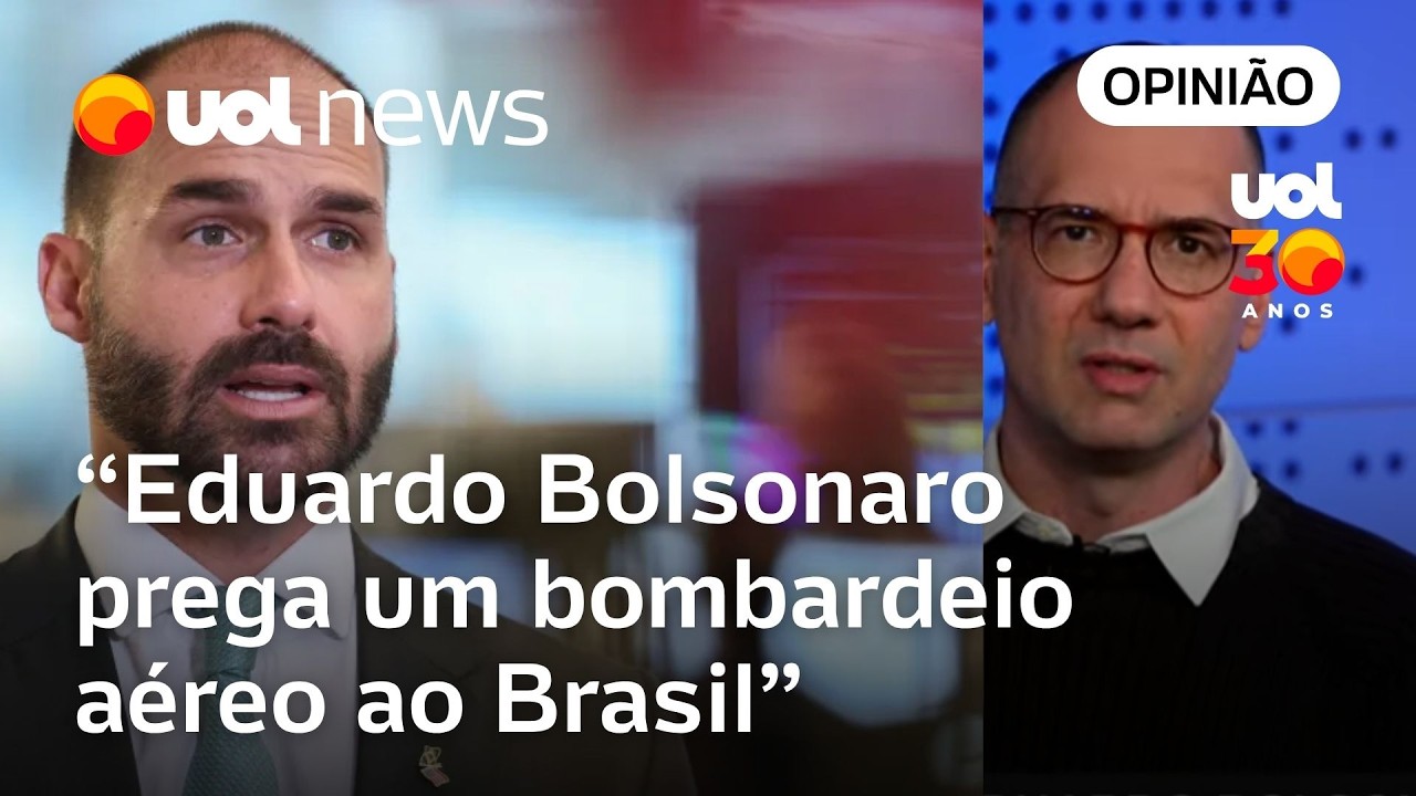 O que Eduardo Bolsonaro prega é um bombardeio aéreo ao Brasil, diz Charleaux