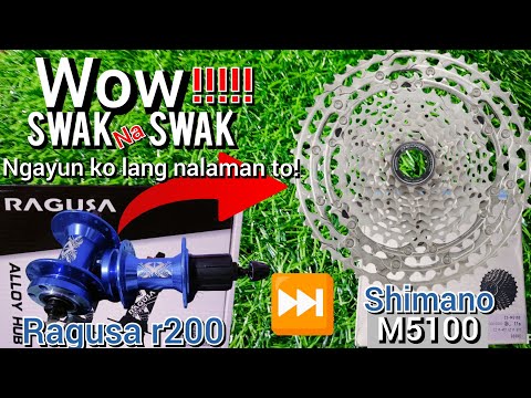 RAGUSA R200 HUB/ pwede pala sa 11 speed sprocket/11-51 teeth pa!! part 3 review