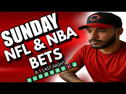 🔥 Sunday NFL & NBA Picks (January 4th) | Best Bets, Parlays & Player Props 💰