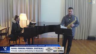 Rafael FERREIRA PEREIRA plays Prelude Cadence et Finale by A. Desenclos #adolphesax
