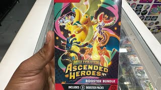Opening ascended heroes booster bundle #pokemon #pokemonchannel