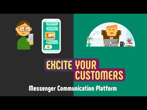 Vídeo de Messenger Communication Platform