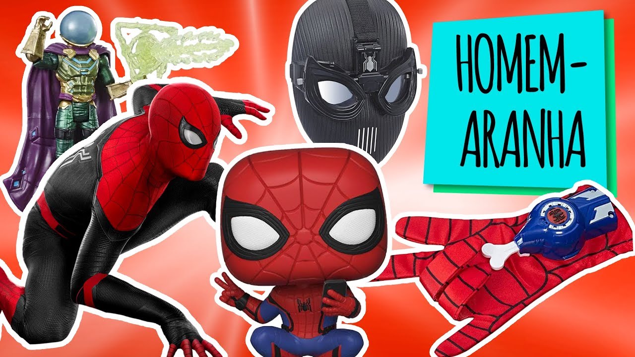TOP 10 MELHORES BRINQUEDOS DO HOMEM-ARANHA LONGE DE CASA COM LEGO, LANÇA TEIA E LANÇADORES