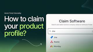 How to Claim Your Company Profile on Software Finder | Vendor Portal Guide
