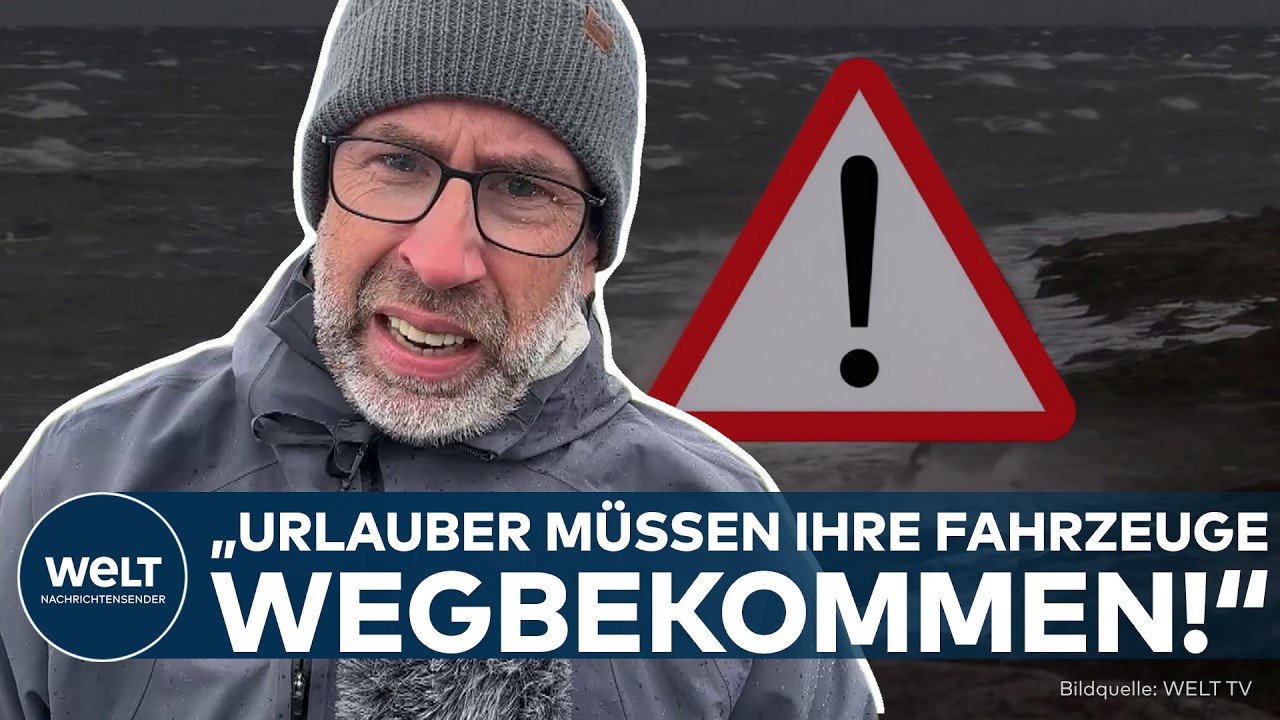 STURM-ALARM AN DER NORDSEE: „Zwei Sturmtiefs nacheinander“ – Orkanböen bis 130 km/h!