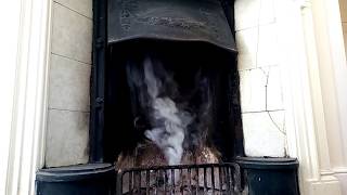 Dorset Chimney Sweep  - Smoke test 02 -The updraught / Draw smoke test