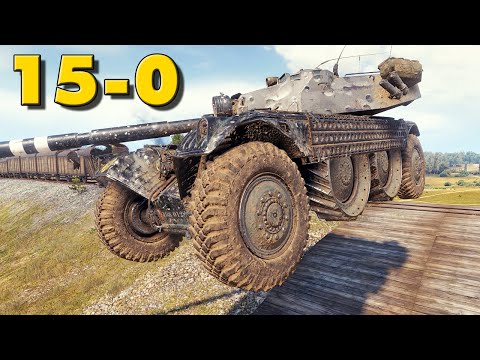 EBR 105 - Game Result: 15-0 and 18K Assist Damage - World of Tanks