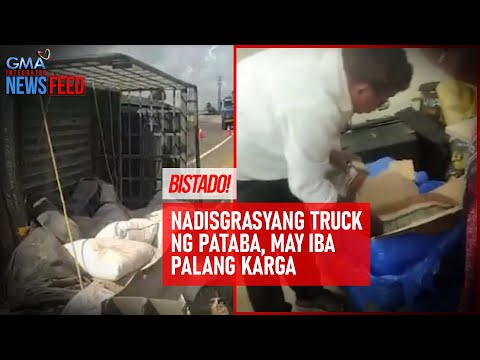 Bistado! – Nadisgrasyang truck ng pataba, may iba palang karga GMA Integrated Newsfeed