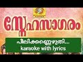 Peelikkannezhuthi Karaoke With Lyrics