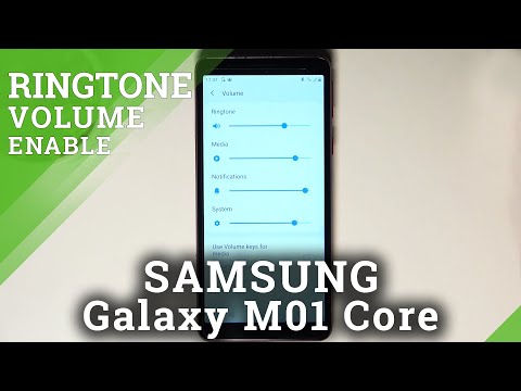 How to Adjust Ringtone Volume in SAMSUNG Galaxy M01 Core – Sounds Settings