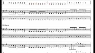 back number　003　ベースTAB譜