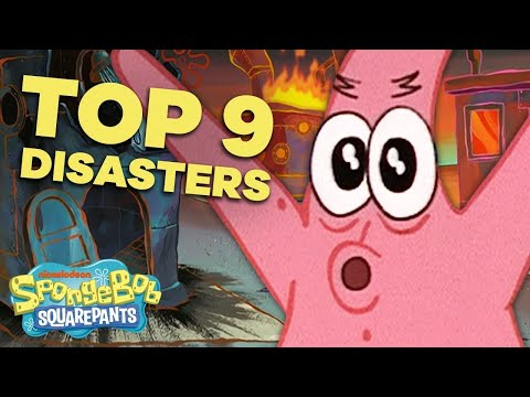 Top 9 Patrick Disasters! 😬 #BestSpongeBobMoments | SpongeBob