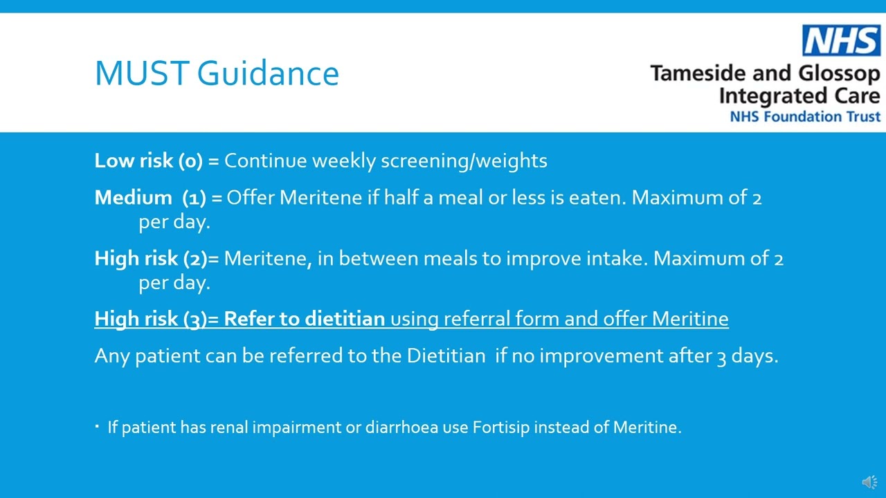 Mst Score Must Malnutrition Screening Tool – WIIC