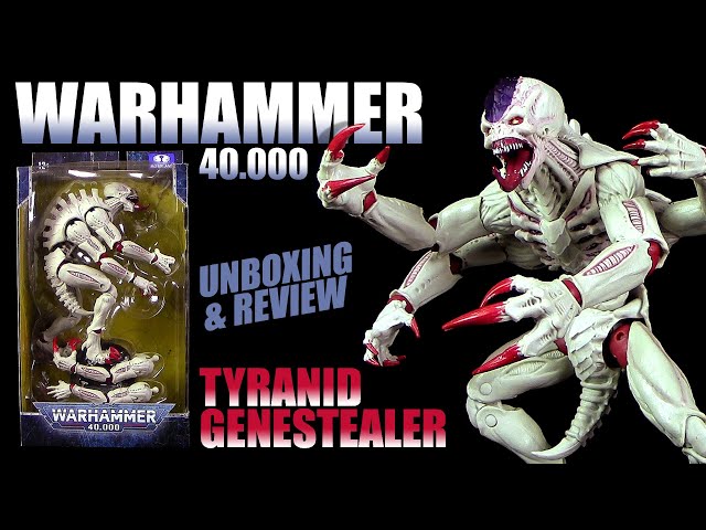 Vídeo relacionado con McFarlane Juguetes, Warhammer 40000 Genestealer Figura de acción con 22 Partes móviles, Figura Coleccionable de Warhammer con Base de Soporte de coleccionistas - A Partir de 12 años