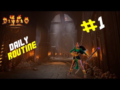 Diablo 200 Runs / Daily Routine #1 /  Loot Recap - Diablo 2 Resurrected - D2R