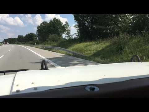 Hummer H1 Wagon on german Autobahn