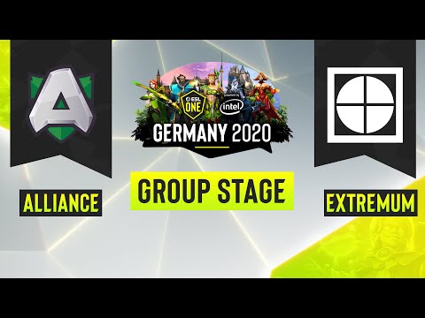 Dota2 - Alliance vs. EXTREMUM - Game 1 - ESL One Germany 2020 - Group Stage