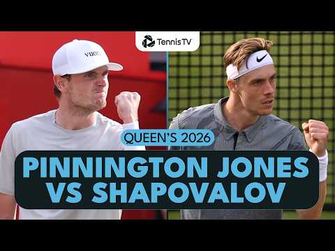 Jack Pinnington Jones vs Denis Shapovalov | Queen's 2026 Highlights