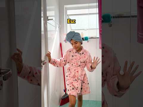 Toda vez quando minha filha toma banho