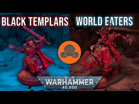Black Templars vs World Eaters | Warhammer 40,000 Battle Report