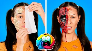 OMG! 👻 Horror Movie Makeup Tutorial Anyone Can Repeat 👹
