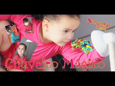 Nunuty e o chuveiro Mágico de M&M's :: Kids Pretend Play Magic Shower والدش السحري !!!