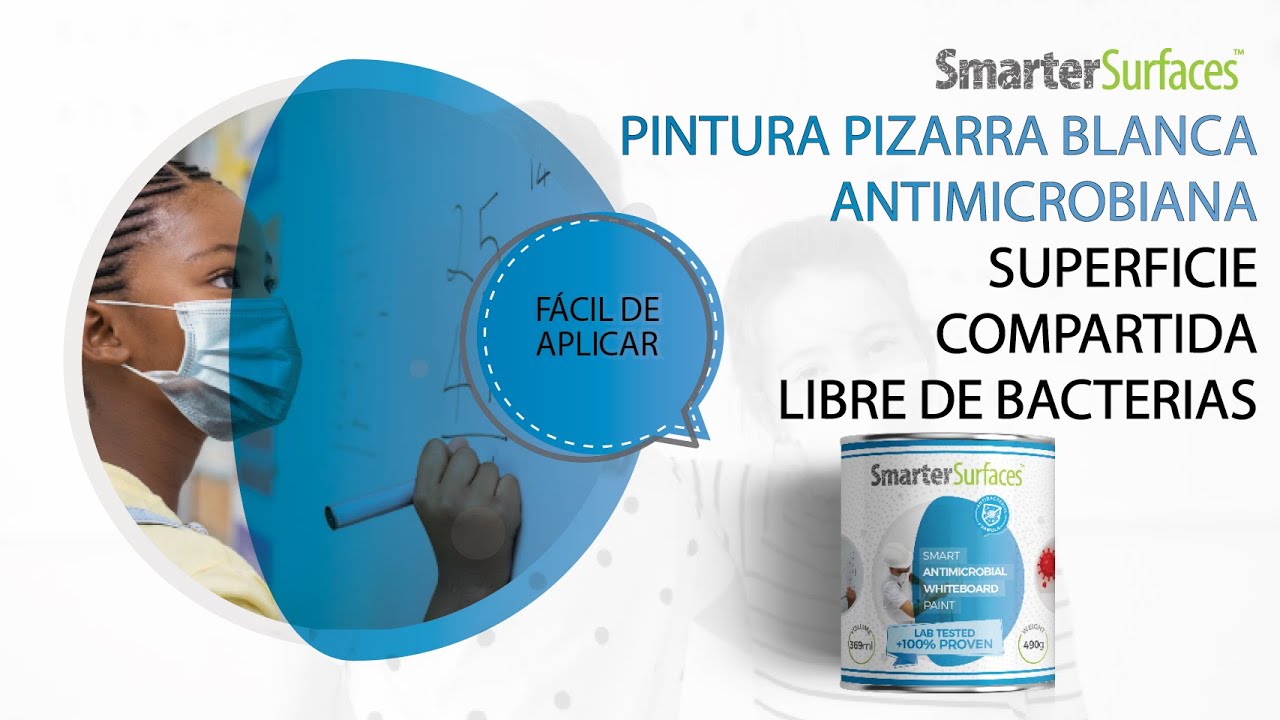Primera Pintura Pizarra Antimicrobiana Mundo | Ambiente Laboral Seguro