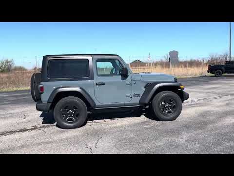 2024 Jeep Wrangler Sport 2 Door 4x4 for sale at Lally Chevrolet Ltd. in Tilbury, ON