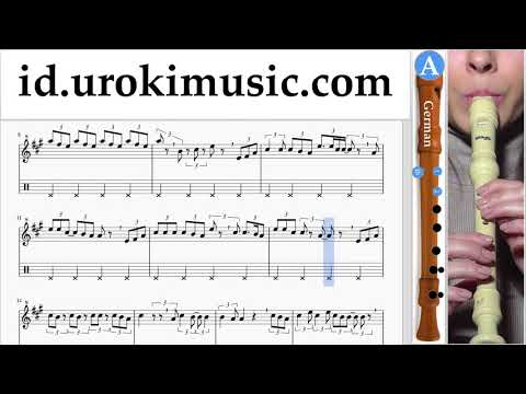 Belajar Suling Recorder (G.) Fall Out Boy - Heaven's Gate Not Tabulasi um-ih592