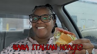 TRYING WAWA ITALIAN HOAGIE FOR THE FIRST TIME #THEREVIEWQUEEN