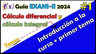 Curso EXANI II 2023 Cálculo diferencial e integra
