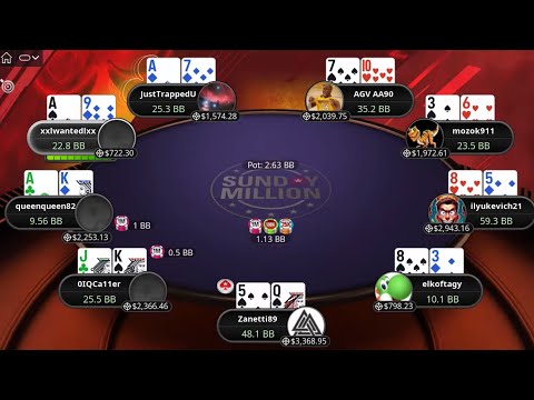 $109 SUNDAY MILLION PKO Final Table with Zanetti89 | JustTrappedU | AGV AA90 (11-02-2024)