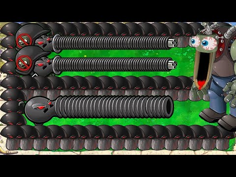 Doom Gatling vs Doom Peashooter vs Doom Shroom vs Dr.Zomboss Giga - Plants vs Zombies Hack