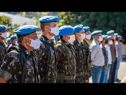 4º B E Cmb recebe premiação e homenageia os Peacekeepers das Nações Unidas