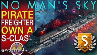 S-Class Pirate Freighter Get & Upgrade For Free Complete Guide - No Man's Sky Omega NMS Scottish Rod