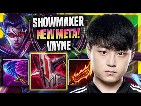 SHOWMAKER TRIES NEW META VAYNE TOP IN EUW SOLOQ! - DK ShowMaker Plays Vayne TOP vs Camille!