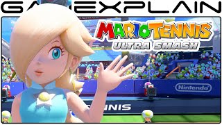 Mario Tennis: Ultra Smash - Rosalina Vs. Daisy 1 on 1 Gameplay (60fps)