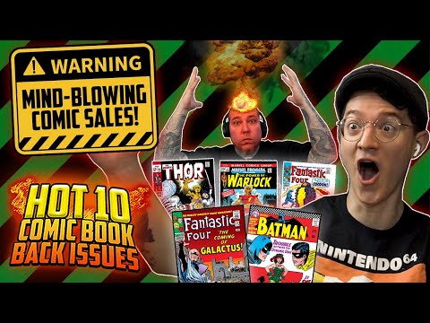 Comic Book Sales Breaking Records & Blowing Minds! HOT10 Back Issue Countdown ft.GemMintCollectibles