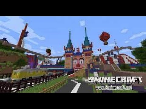 minecraft  lunapark haritası